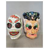 (2) Vintage Halloween Masks