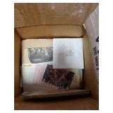 Box Lot Of Assorted Vintage Ephemera Including A