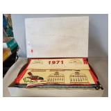 Box Of Assorted Vintage Cloth Bird Calendars