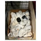 Box Full Of PVC Pipe Fittings