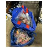 (2) Bags Of Embroidery Floss, Yarns