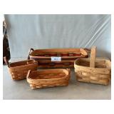 (4) Longaberger Baskets