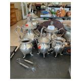 Silver On Copper Tea Set, Non-Tarnish Bags
