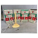 (4) Saf-T-Glo Electric Candles