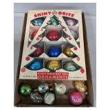 Vintage Shiny Brite Glass Christmas Ornaments