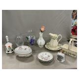 Mikasa Vase, Shannon Clover Pitcher & Basket,