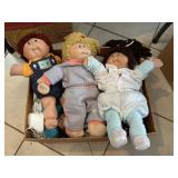 Box With Cabbage Patch & Assorted Dolls,