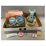 Vintage Nursery Nightlight, (Works),  Bottle