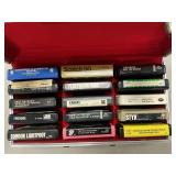 Case With (15) 8-Track Tapes