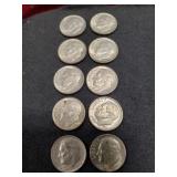 (10) U.S. Silver Dimes (90% Silver)