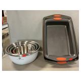 Rachel Ray Cookie Sheets, Gourmet Home Stainless