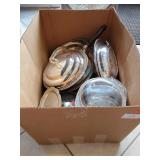 Box Lot Of Assorted Silver Plated Items