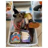 Box Lot With Halloween Decor