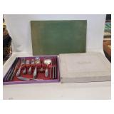 Box Of Assorted Silver Plated Flatware