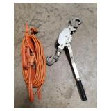(1) Come-Along Winch & (1) Extension Cord