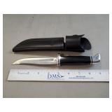 (1) Buck Knife w/ Leather Sheath