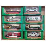 (8) Assorted Miniature Hess Trucks