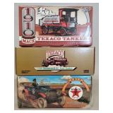 (3) ERTL "Texaco" Collector Diecast Banks