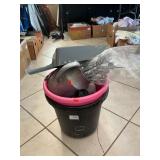 Plastic Tubs With Metal Pitcher, Calf Nursing