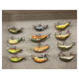(12) Assorted Crankbait Fishing Lures