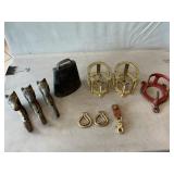 Horse & Horseshoe Hooks, Bridle Holder, Cow Bell,