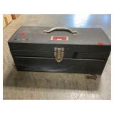 Metal Toolbox With Assorted Tools