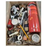 Tray Lot Of Assorted Hardware & More