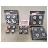 (5) Sets Of Four 1:18 Scale Wheel & Tire Sets