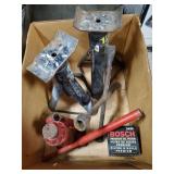 (2) Jack Stands, (1) Hydraulic Bottle Jack, (1)