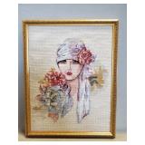 (1) Framed Needlepoint Piece (13"ï¿½17")
