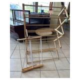 (2) Wooden Drying Rack
