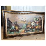 Mid Century Oil Painting