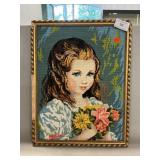 Framed Needlepoint Tapestry (20 x 16, Frame