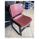 (5) Metal & Plastic Chairs