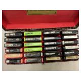 Case With (24) 8-Track Tapes