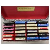 Case With (24) 8-Track Tapes