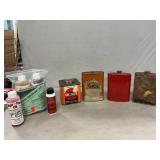 Vintage Powder Tins (Empty), Wood Finishing Kit,