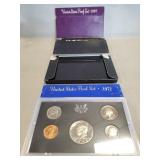 (4) U.S. Proof Coin Sets (1972, 1973, 1977 &