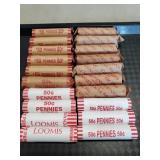 (20) Rolls Of U.S. Pennies (Unsearched)