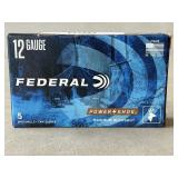 (5) Federal 12 Gauge Shotgun Shells