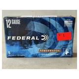 (5) Federal 12 Gauge Shotgun Shells