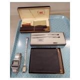 Tray Of Assorted Items Including Watches, Wallet