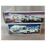 Hess 1993 Patrol Car & 1988 Truck With Racer