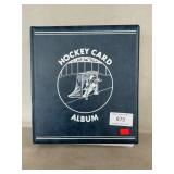 Binder With 1993-94 Topps Premier Hockey Cards