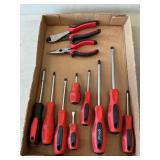 Screwdrivers, Needle Nose Pliers, Wire Cutter