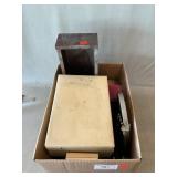 Box Lot With Extension Arm Mirror, Asst. Jewelry