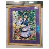 (1) Framed Needlepoint Piece (20.5"ï¿½24.5)