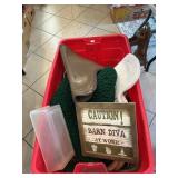 Storage Tote With Saddle Blankets, Grazing