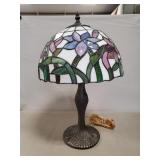 (1) Tiffany Style Electric Table Lamp (19" Tall)