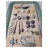 Tray Of Assorted Sterling Silver/925 Jewelry &